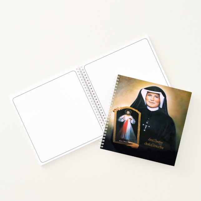 Saint Faustina, göttliche Barmherzigkeit Notizbuch (Innenseite)