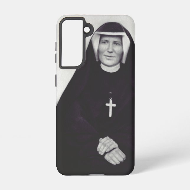 Saint Faustina Kowalska Samsung Galaxy Hülle (Rückseite)
