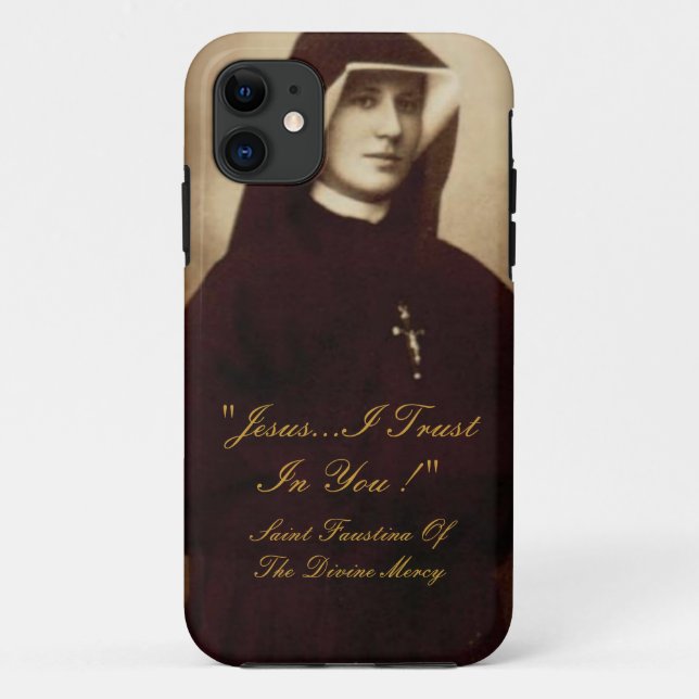 SAINT FAUSTINA OF DIVINE MERCY Case-Mate iPhone HÜLLE (Rückseite)