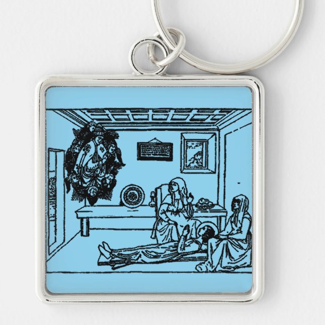 Saint Fina Christlich Gira Schlüsselanhänger (Vorne)
