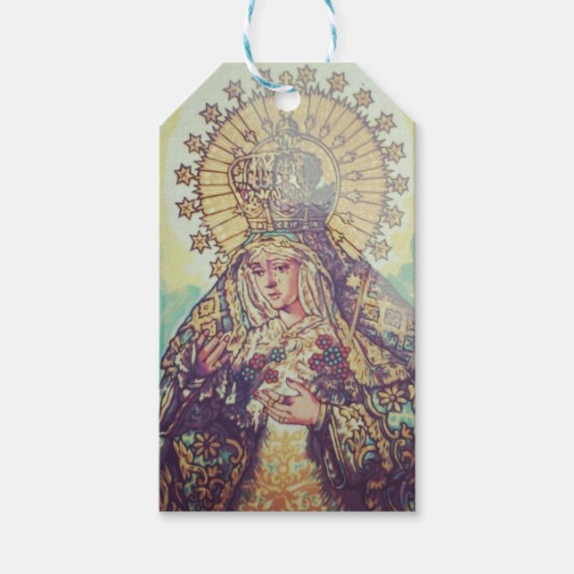 Saint-Foto Gestaltungstags Geschenkanhänger (Vorderseite)