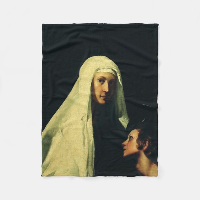 Saint Frances von Rom von Giovanni Antonio Galli Fleecedecke (Vorderseite)