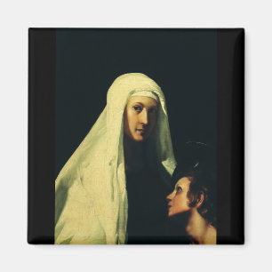 Saint Frances von Rom von Giovanni Antonio Galli Magnet