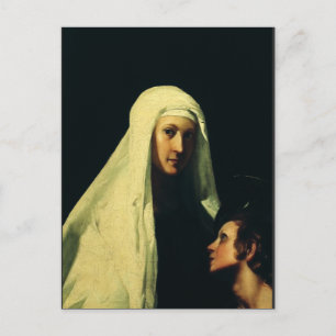 Saint Frances von Rom von Giovanni Antonio Galli Postkarte