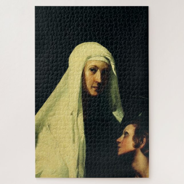 Saint Frances von Rom von Giovanni Antonio Galli Puzzle (Vertikal)