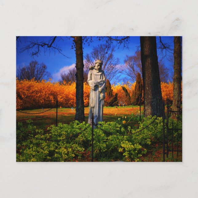 Saint Francis am Alten Lynchburg Friedhof Postkarte (Vorderseite)