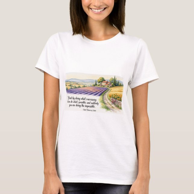Saint Francis Assisi  T-Shirt (Vorderseite)