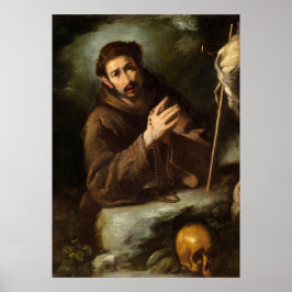 Saint Francis - Bernardo Strozzi Kunstgewerbe Poster