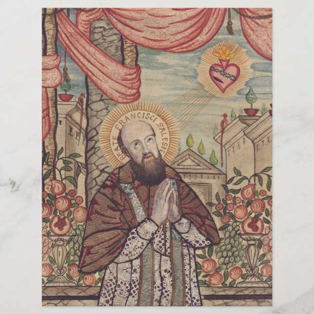 Saint Francis de Sales Bischof von Genf Flyer (Vorne)