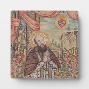 Saint Francis de Sales Bischof von Genf Fotoplatte