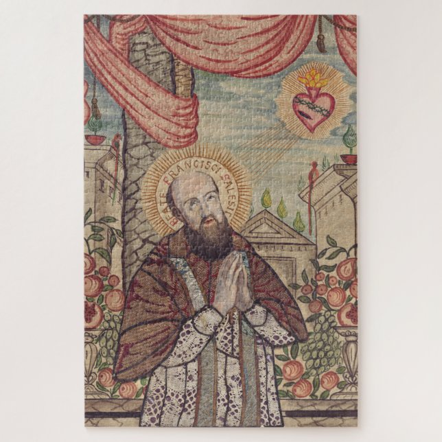 Saint Francis de Sales Bischof von Genf Puzzle (Vertikal)