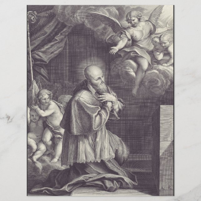 Saint Francis de Sales Doctor der Kirche Flyer (Vorne)