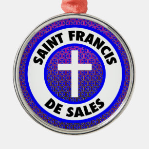 Saint Francis de Sales Silbernes Ornament