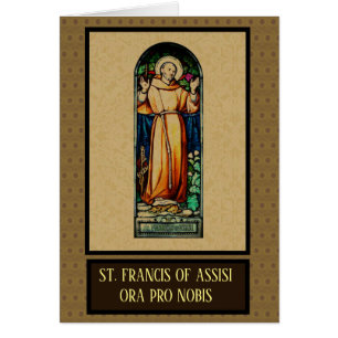 Saint Francis   Hartglas   Friedensgebet