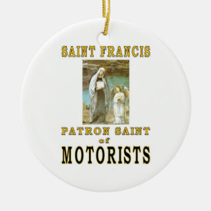 SAINT FRANCIS KERAMIKORNAMENT