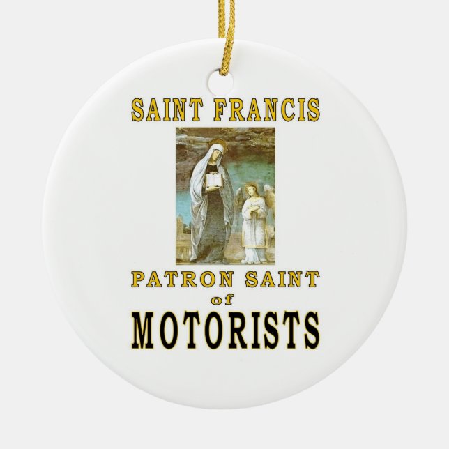 SAINT FRANCIS KERAMIKORNAMENT (Vorne)