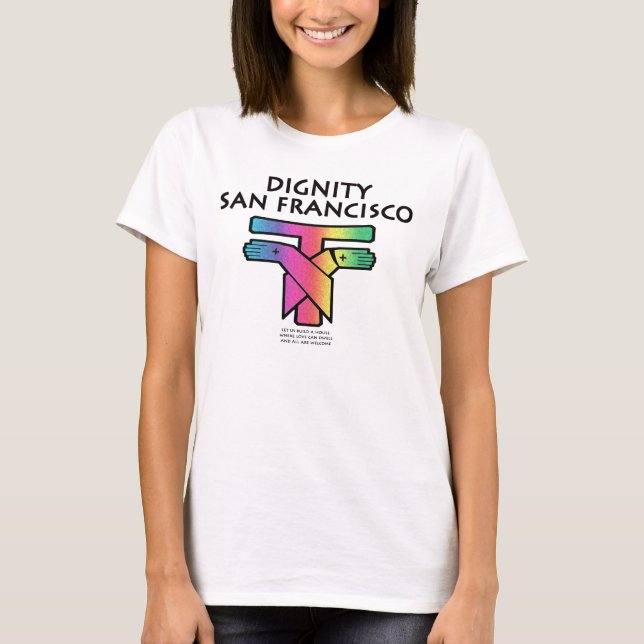 Saint Francis LGBTQ T - Shirt (Vorderseite)