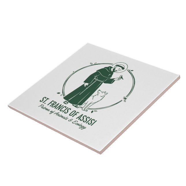 Saint Francis of Assisi: Patron of Animals Fliese (Seite)