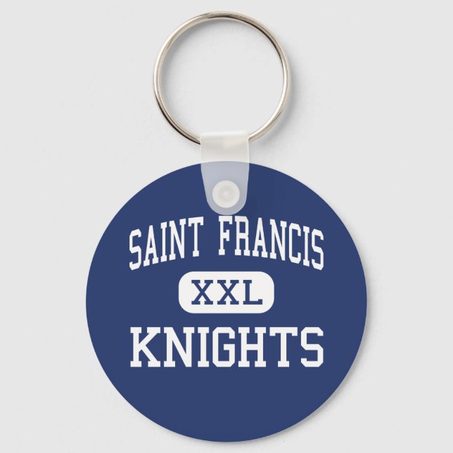 Saint Francis - Ritter - Hochgebirge - Alpharetta Schlüsselanhänger (Vorderseite)