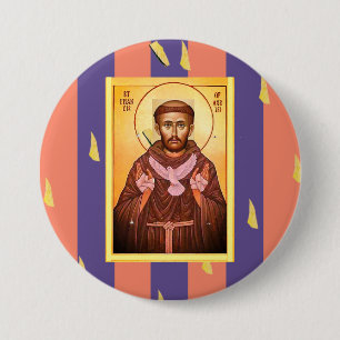 Saint Francis von Assisi Button