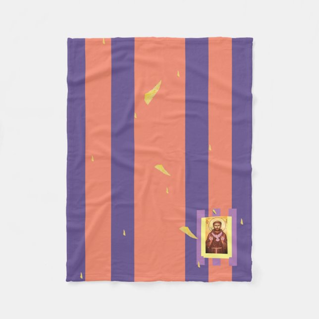Saint Francis von Assisi Fleece Blanket (Vorderseite)