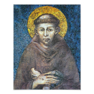 Saint Francis von Assisi Fotodruck