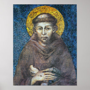 Saint Francis von Assisi Poster