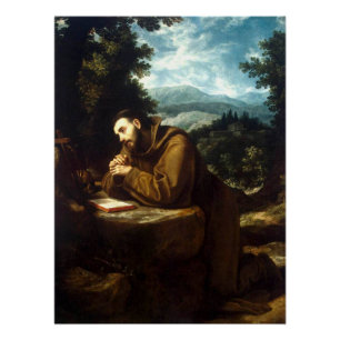 Saint Francis von Assisi Poster