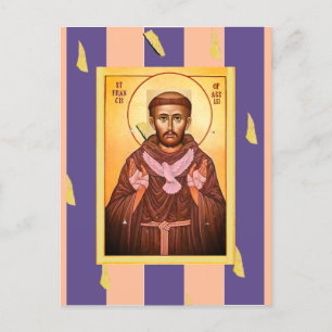 Saint Francis von Assisi Postkarte