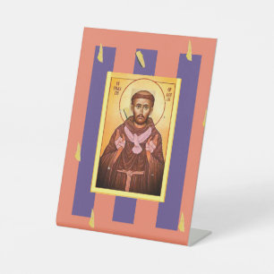 Saint Francis von Assisi Sockelschild
