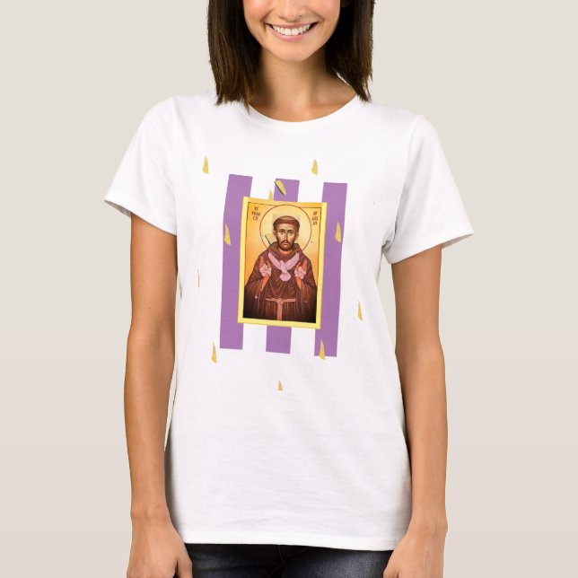 Saint Francis von Assisi T-Shirt (Vorderseite)
