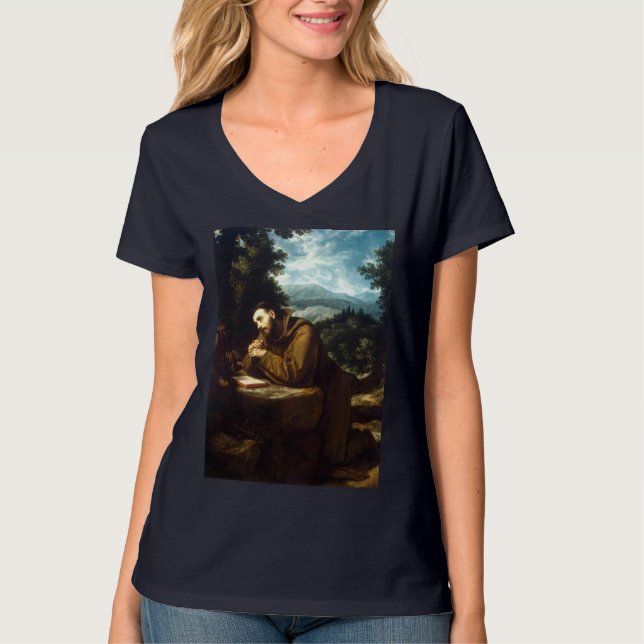 Saint Francis von Assisi T-Shirt (Vorderseite)