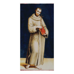 Saint Francis von Assisi von Raphael Poster