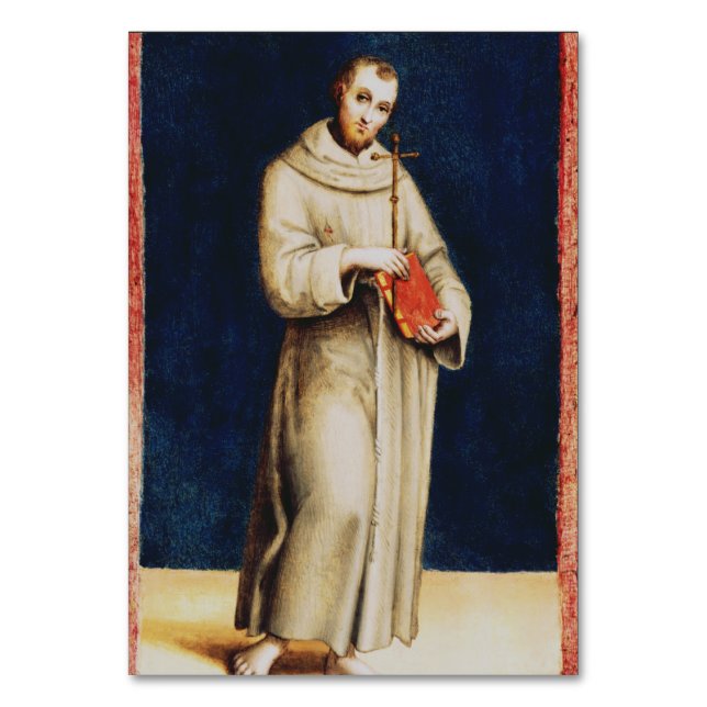 Saint Francis von Assisi von Raphael Tischnummer (Vorderseite)
