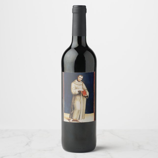 Saint Francis von Assisi von Raphael Weinetikett (Vorderseite)