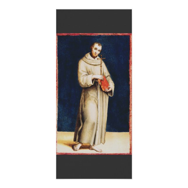 Saint Francis von Assisi von Raphael Werbekarte (Vorne)