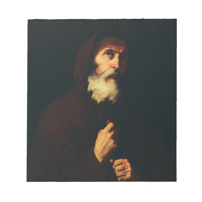 Saint Francis von Paola Notizblock (Vorderseite)