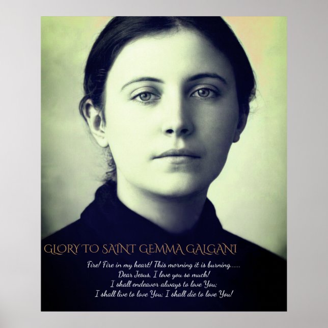 SAINT GEMMA GALGANI POSTER (Vorne)