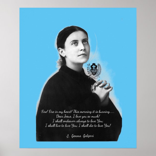SAINT GEMMA GALGANI POSTER (Vorne)