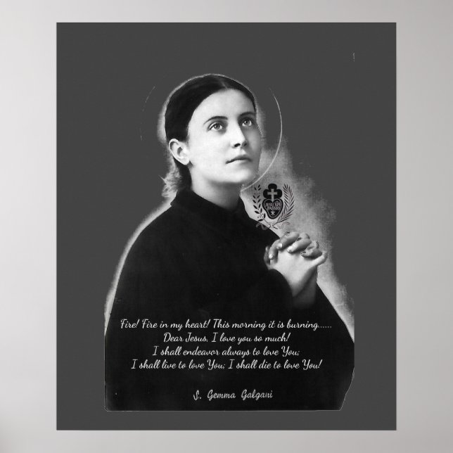 SAINT GEMMA GALGANI POSTER (Vorne)