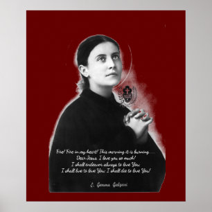 SAINT GEMMA GALGANI POSTER