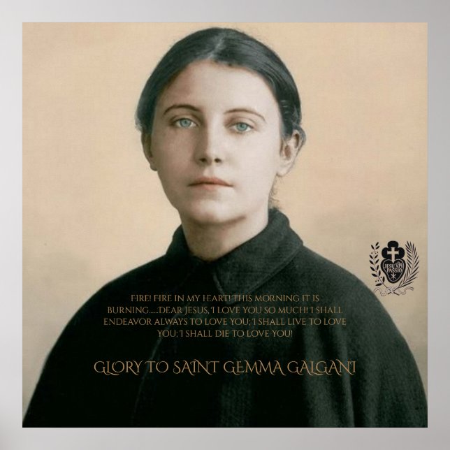 SAINT GEMMA GALGANI POSTER (Vorne)