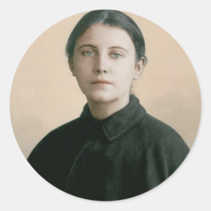 SAINT GEMMA GALGANI RUNDER AUFKLEBER