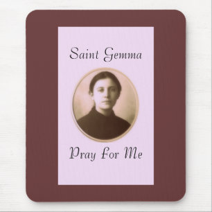 SAINT GEMMA PRAY FÜR MICH MOUSEPAD