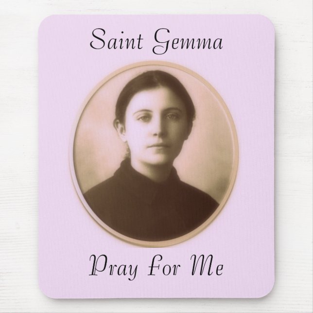 SAINT GEMMA PRAY FÜR MICH MOUSEPAD (Vorne)
