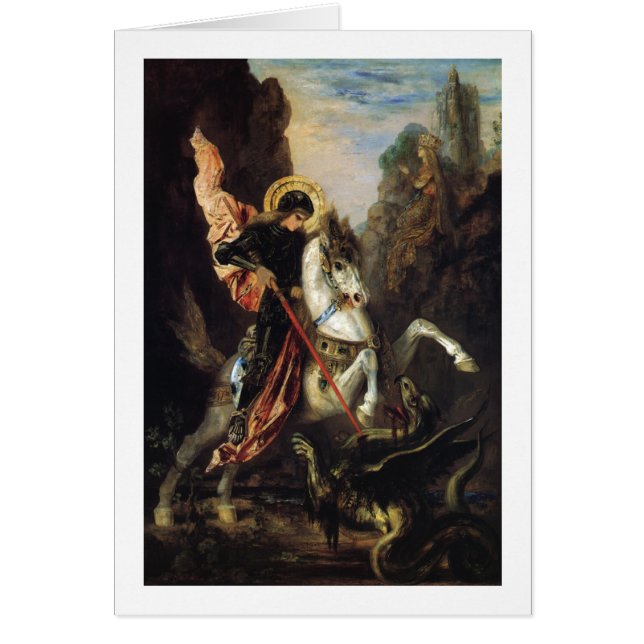 Saint George & Dragon Gustave Moreau Fine Art (Vorne)