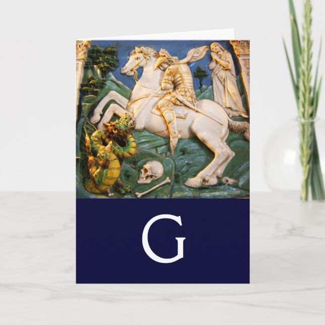 Saint George, Dragon und Princess Monogram (Vorderseite)