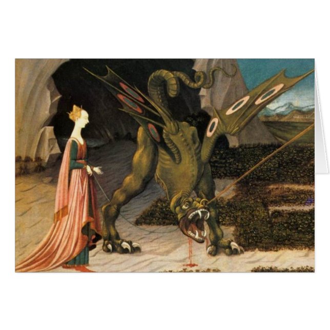 Saint George, Dragon und Prinzessin (Vorderseite (Horizontal))