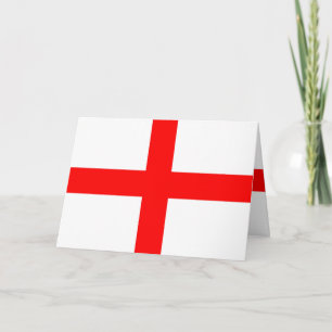 Saint-George-Flagge in England Karte