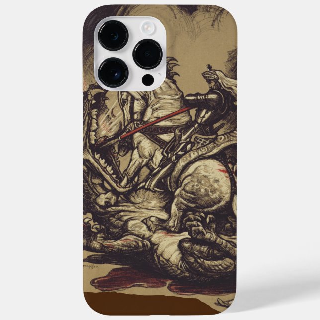 Saint George Killing der Drache Case-Mate iPhone Hülle (Rückseite)